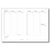 TOPTIMER Határidőnapló A/4 heti TRADITIONAL T010 zöld 205x290mm Előjegyzési naptár Agenda