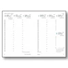 TOPTIMER Határidőnapló B/6 heti TRADITIONAL T012 kék 120x170mm Előjegyzési naptár Agenda