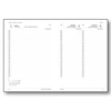 TOPTIMER Határidőnapló A/5 napi TRADITIONAL T021 fekete 150x210mm Előjegyzési naptár Agenda