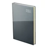 TOPTIMER Határidőnapló B/5 heti DUPLEX D011 antracit-szürke 170x240mm Előjegyzési naptár Agenda