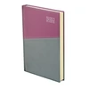 TOPTIMER Határidőnapló A/5 napi DUPLEX D021 szürke-lila 150x210mm Előjegyzési naptár Agenda