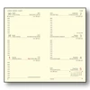 TOPTIMER Határidőnapló zseb álló IMAGE I035 zöld 95x170mm zsebnaptár