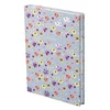 TOPTIMER Jegyzetfüzet B/5 ''404 NOTES FOUND - BLACK'' N168 FLOWERS KÉK