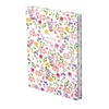 TOPTIMER Jegyzetfüzet B/5 ''404 NOTES FOUND - BLACK'' N168 FLOWERS FEHÉR