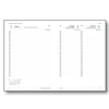 TOPTIMER Határidőnapló A/5 napi GROOVY G021 kék-kék-szürke 150x210mm Előjegyzési naptár Agenda