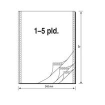 Leporelló 240mmx12''/4pld/450ív Q-CONNECT -P1031-2400-