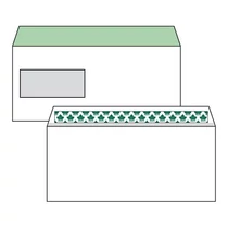 Boríték LC6/5 szilikonos ablakos bal 35x90mm HARMANEC (1C=100db)