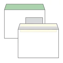 Boríték LC5 öntapadós ablakos jobb 45x90mm bélésnyomott (1C=100db) HARMANEC