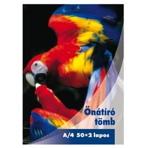 Átíró A/4 2x50lap franciakockás önátíró