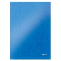 Beíró A/4 WOW, lakkfényű, vonalas, kék LEITZ -46251036-