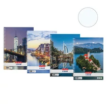Spirálfüzet A/4 70lap HERLITZ City kockás