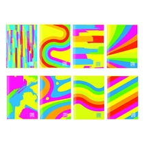 Füzet A/4 42 lap vonalas One Color Fantafluo 8123 Blasetti