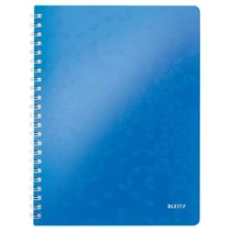 Spirálfüzet Leitz WOW, A4, kockás, kék -46380036-