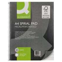 Spirálfüzet A/4 80lap vonalas Collegeblock Q-CONNECT -KF01983-