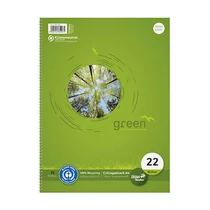 Spirálfüzet A/4 80lap kockás Collegeblock 100% Recycled URSUS -608570020-