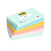 3M Post-it 655-5-BEA 76x127mm 100lap 6tömb Álmodozó színek öntapadós jegyzettömb