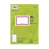 Gyűrűskönyv betét A/5 100lap kockás -044370 20- URSUS