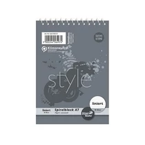 Jegyzettömb A/7 40lap vonalas spirál URSUS -608740010-