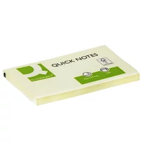 Öntapadós jegyzettömb 127x76mm sárga Q-CONNECT -KF10503-