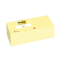 3M Post-it 653 38x51mm 100lap sárga öntapadós jegyzettömb -FT510060476-