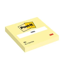 3M Post-it 654 76x76mm 100lap sárga öntapadós jegyzettömb -FT510060518-