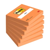 3M Post-it 654 76x76mm 100lap neon narancs 3M öntapadós jegyzettömb -FT510061946-