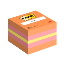 3M Post-it 2051P 51x51mm 400lap mini kocka pink öntapadós jegyzettömb -FT510091737-