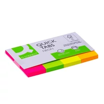 Öntapadós oldaljelölő 20x50mm, 4x50lap/csomag Q-CONNECT -KF01226-