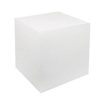 Kockatömb 9x9x9cm fehér ragasztott