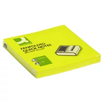 Öntapadós jegyzettömb 76x76mm ''Z'' élénk sárga Q-CONNECT 100 lap -KF16575-