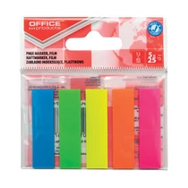 Öntapadós oldaljelölő PP OFFICE PRODUCTS 12x45mm 5x25 címke