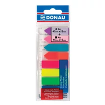 Öntapadós oldaljelölő PP DONAU 12x45mm/12x42mm, 4x25 címke Öntapadós oldaljelölő PP DONAU 12x45mm/12x42mm, 4x25 címke