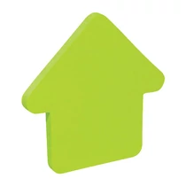 Öntapadós jegyzettömb 50 lap DONAU nyíl alakú zöld