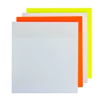 Öntapadós jegyzettömb 76x76mm 4x50lap Q-CONNECT KF10371 áttetsző