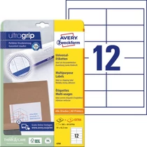 Etikett 4781 97x42,3mm 25ív Avery-Zweckform QuickPeel fehér