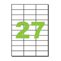 Etikett LCJ112 70x30mm 100ív Label/KF10642 30 címke/ív Q-CONNECT Etikett LCJ112 70x30mm 100ív Label/KF10642 30 címke/ív Q-CONNECT