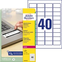 Etikett 6145-20 45,7x25,4mm 20 ív Avery-Zweckform Etikett 6145-20 45,7x25,4mm 20 ív Avery-Zweckform