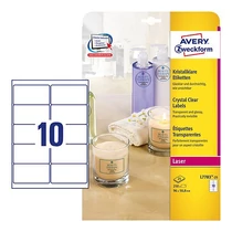 Etikett címke speciális L7783-25 96x50,8 víztiszta 25ív Avery-Zweckform