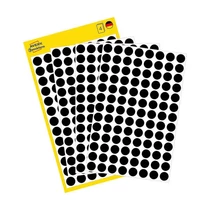Etikett öntapadó 8mm kör Avery-Zweckform 3009 fekete 416 jelölőpont/csm Etikett öntapadó 8mm kör Avery-Zweckform 3009 fekete 416 jelölőpont/csm