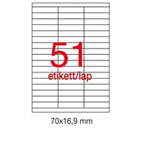 Etikett A1294 70x16,9mm 100ív Apli Etikett A1294 70x16,9mm 100ív Apli