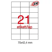 Etikett A1779 42,4x70mm 500ív Apli 21 címke/ív