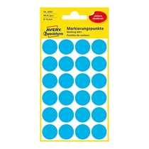 Etikett öntapadó 18mm 96 jelölőpont/csm Avery-Zweckform kék -3005- Etikett öntapadó 18mm 96 jelölőpont/csm Avery-Zweckform kék -3005-