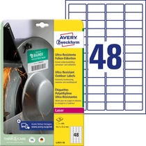 Etikett címke ultra ellenálló 45,7 x 21,2 mm Avery-Zweckform -L7911-10- Etikett címke ultra ellenálló 45,7 x 21,2 mm Avery-Zweckform -L7911-10-