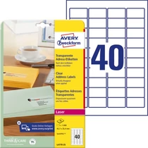 Etikett címke címzés L4770-25 45,7x25,4mm 25ív Avery-Zweckform QuickPeel