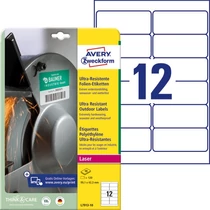 Etikett címke ultra ellenálló 99,1 x 42,3 mm Avery-Zweckform -L7913-10- 12 címke/ív Etikett címke ultra ellenálló 99,1 x 42,3 mm Avery-Zweckform -L7913-10- 12 címke/ív
