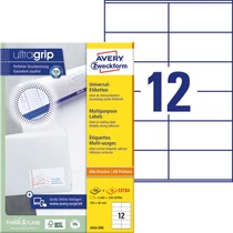 Etikett címke univerzális fehér 105x48mm 220ív -3424-200- Avery-Zweckform