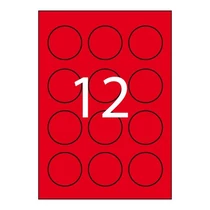 Etikett öntapadó kör 60 mm átmérő, 240 etikett/csm piros APLI -LCA2868- Etikett öntapadó kör 60 mm átmérő, 240 etikett/csm piros APLI -LCA2868-