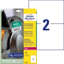 Etikett címke ultra ellenálló 210x148mm 10ív Avery-Zweckform 2 címke/ív Etikett címke ultra ellenálló 210x148mm 10ív Avery-Zweckform 2 címke/ív