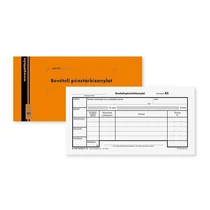 Bevételi pénztárbizonylat 25x3lap B.318-102/A/V Pátria