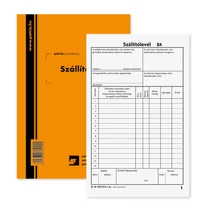Szállítólevél 25x3 lapos tömb A/5 álló B.10-70/V/3 Pátria